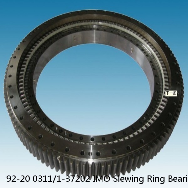92-20 0311/1-37202 IMO Slewing Ring Bearings #1 image